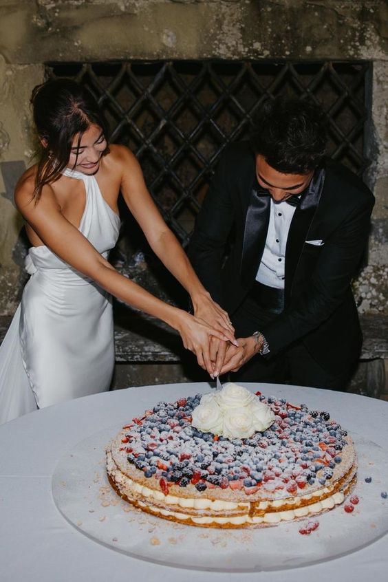 Bolo de casamento Millefoglie