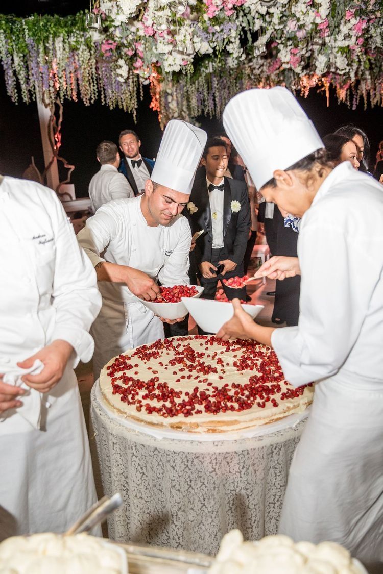 Bolo de casamento Millefoglie