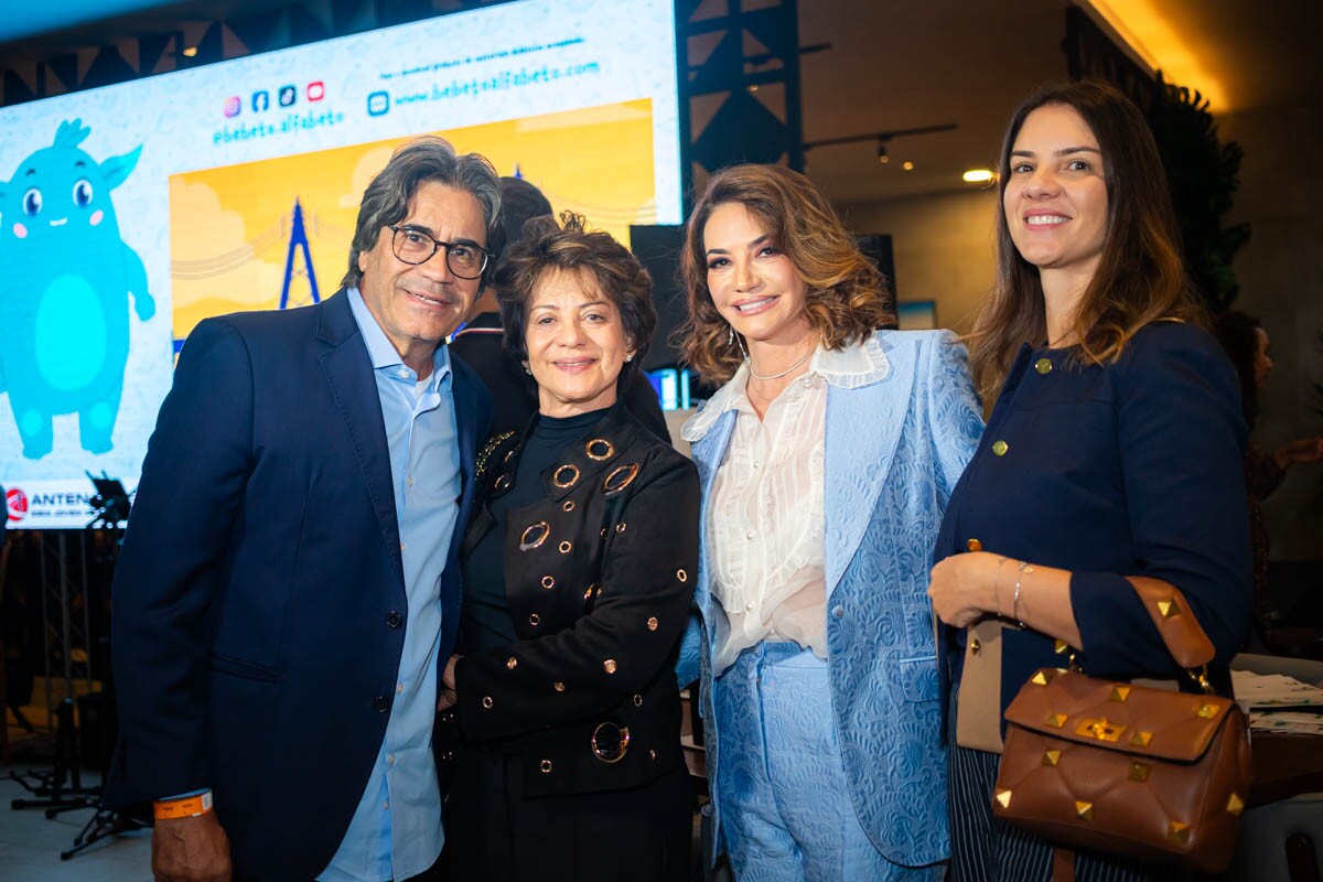 César Melo, Denise, Isabella Carpaneda e Mariana Pessoa