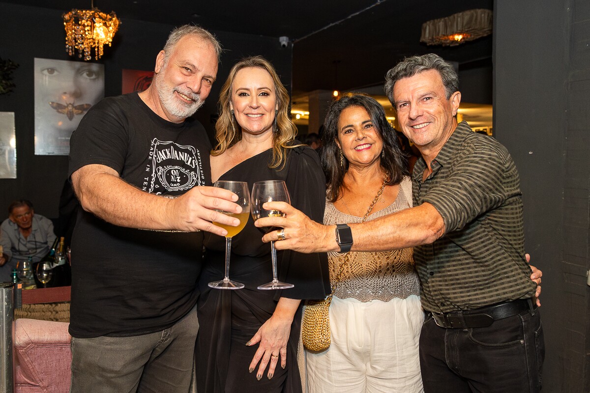 Daniel Pinardon, Tati Pinardon, Paula Bicalho e Lecio Costa