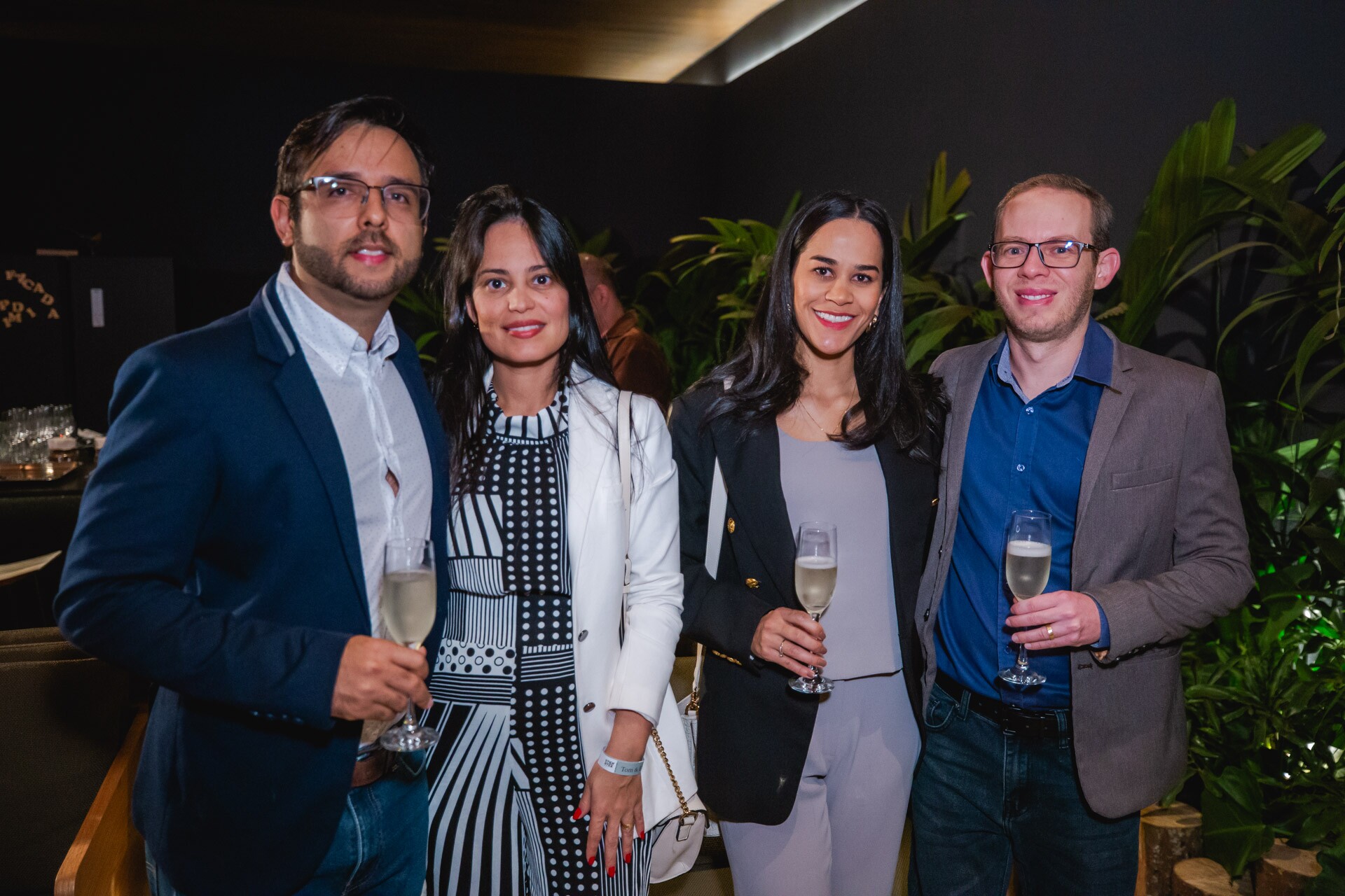 Daniel Toledo, Franciele Santos, Rafaella Toledo, Rodrigo Garcia (Foto: Cortesia/Breno Esaki)