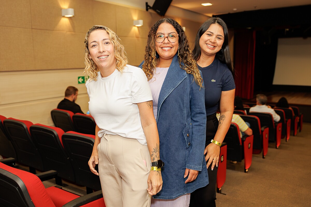 Danila Gomes, Flayonara Araújo e Lucilene Aguiar