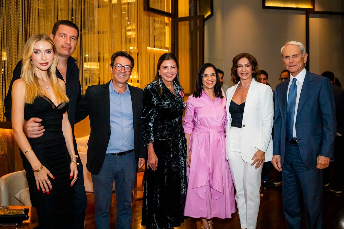 Flay Leite, Eduardo Lira, Rafael Badra, Anna Christina Kubitschek, Lu Alckmin, Paula Santana e Paulo Octávio