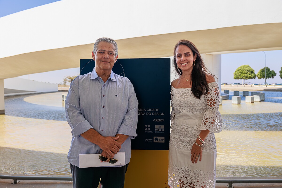 Franklin Martins (subsecretário de Turismo) e Karine Câmara (gestora da Torre Digital)