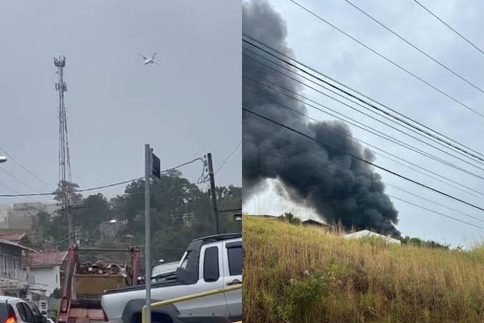 Queda de avião em Vinhedo (SP)