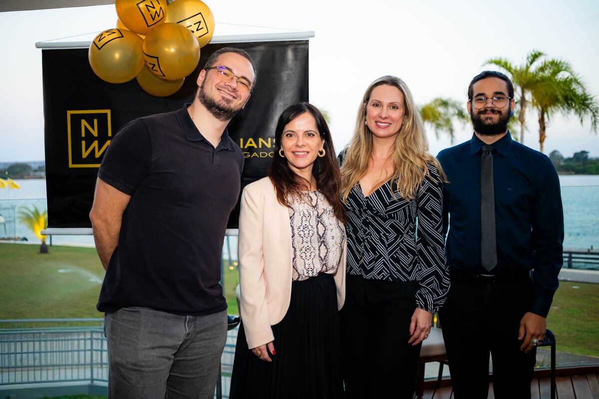 Giacomo Peres, Lúcia Couto e Silva, Graciele Oliveira e Daniel Oliveira