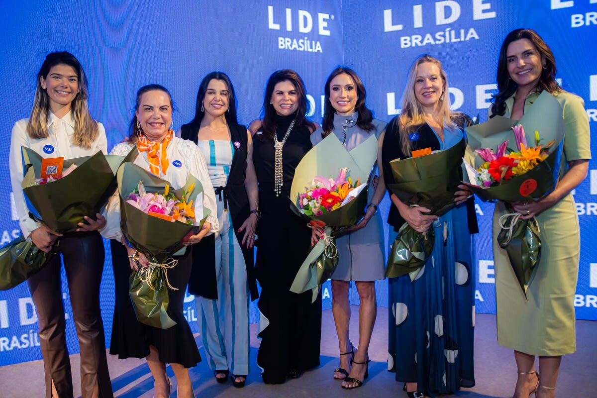 Giselle Ferreira, Janine Britto e as novas integrantes do Lide Mulher