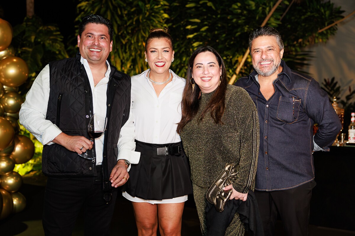 Gutão Dutra, Margot Albuquerque, Tati Souza e Diomedio Santos