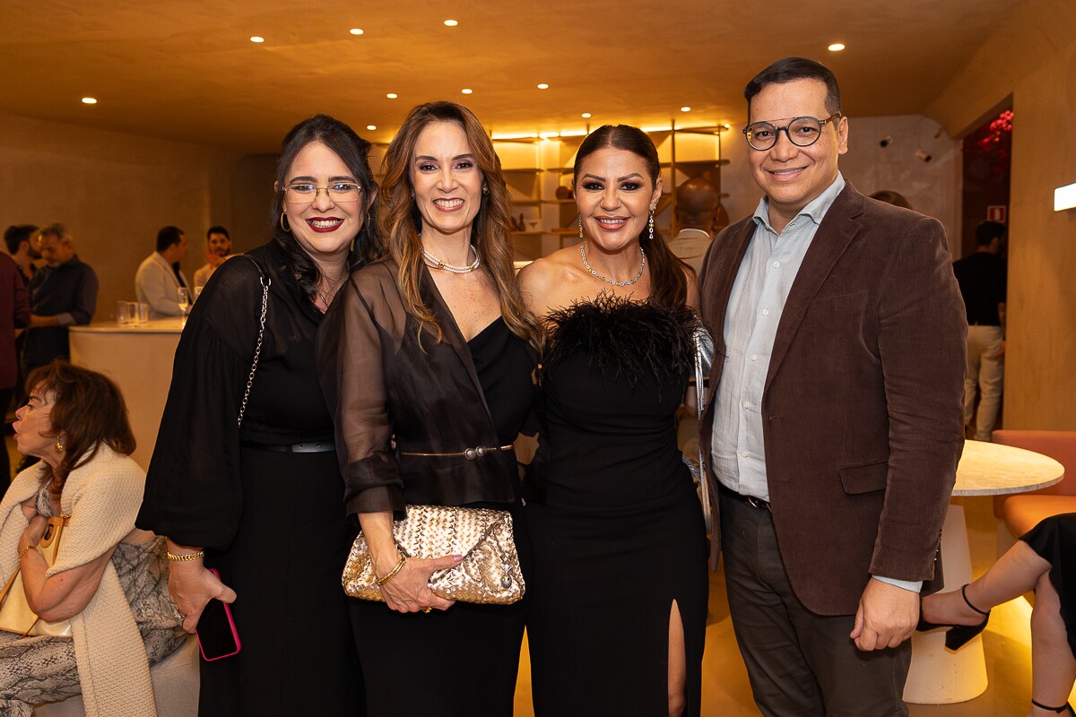 Julyana Amorim, Cristiane Coelho, Eliene Lucindo e Marcelo Chaves