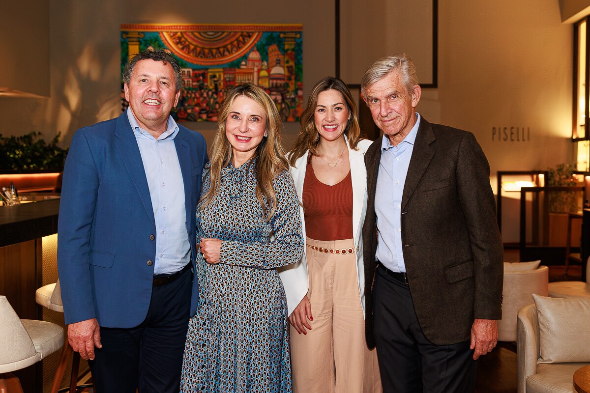 Juscelino Pereira, Renata Pereira, Joy Oliveira e Marquês Giacomo Cattaneo Adorno Giutiniani