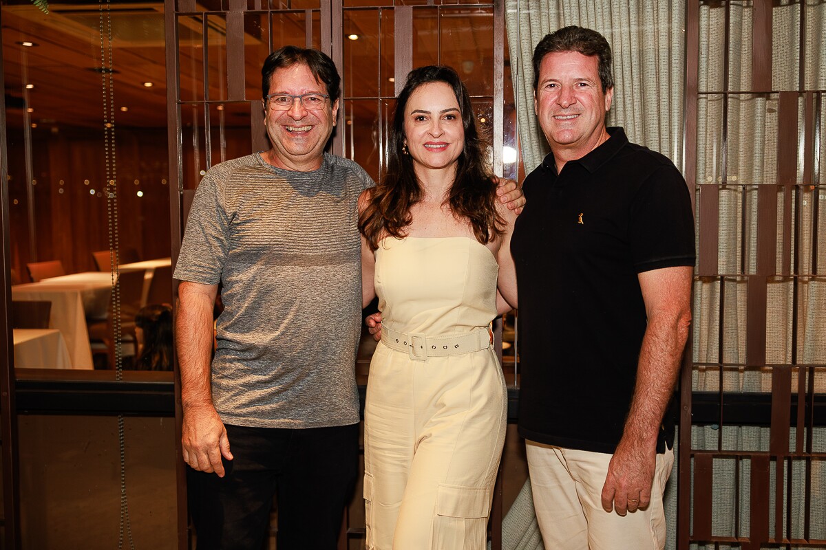 Leonardo Silva, Aline Cristina e Evandro Silva