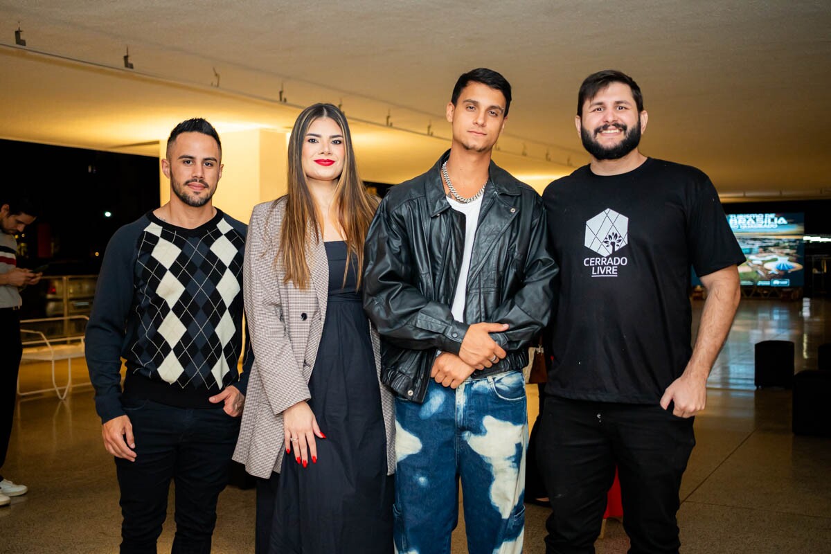 Luan Guedes, Andrezza Amoras, Daniel Pitta e Ewandro Teixeira