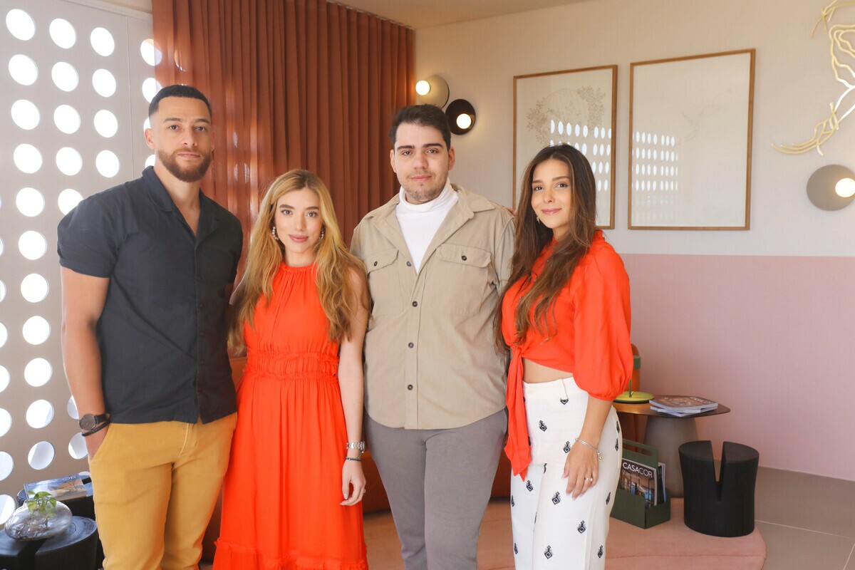 Lucas Oliveira, Maria Paula Leite, Matheus Alves e Carolina Almo