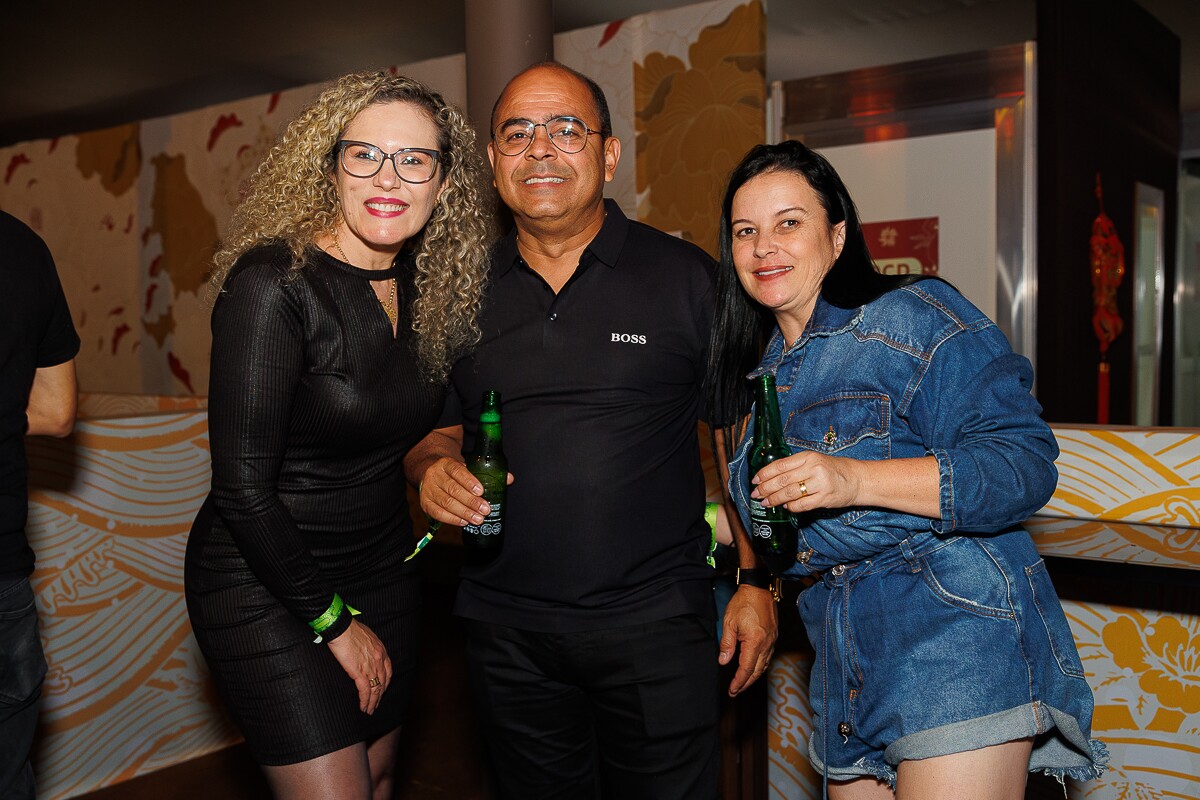 Lúcia Soares, Alaor Gomes e Franciene Rocha