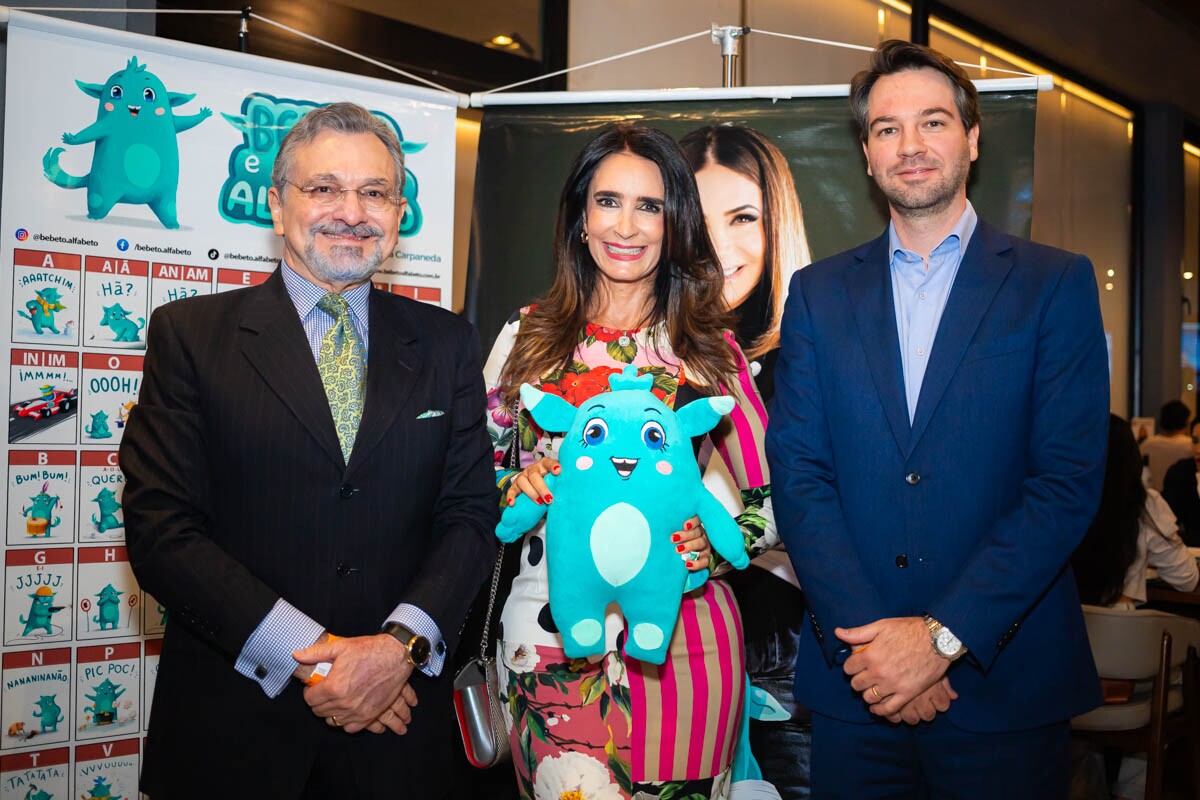 Luiz Afonso de Medeiros, Karina Curi e Herbert Serralha