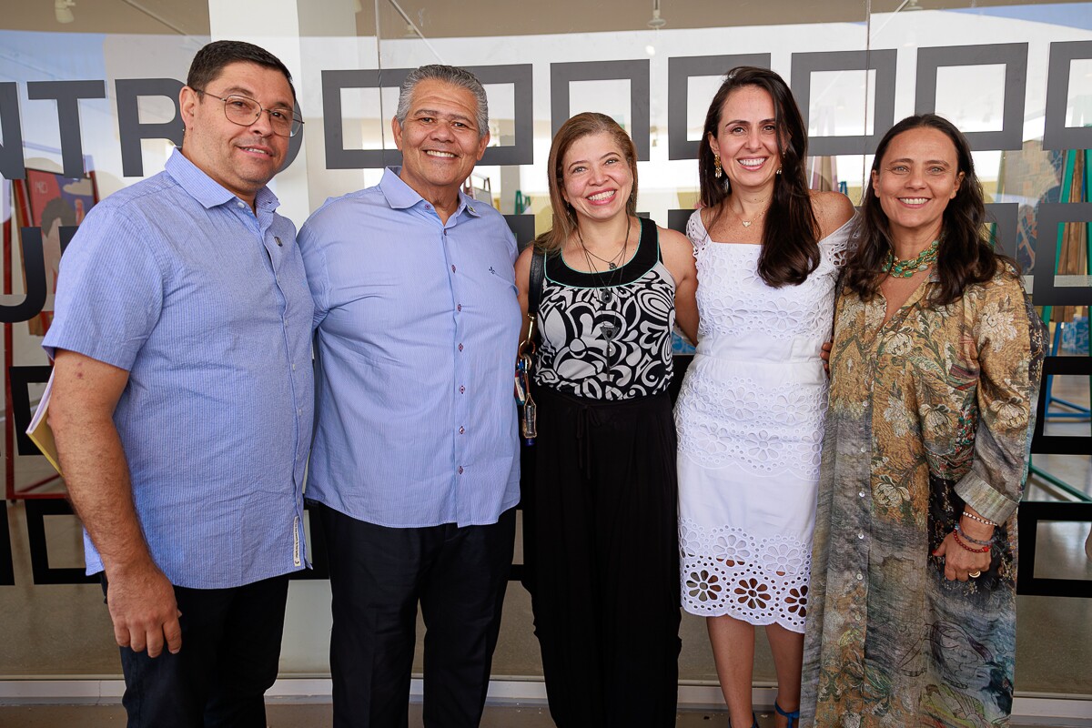 Marcos Moreira, Franklin Martins, Bárbara Blaudt Rangel, Karine Câmara e Alessandra Pinheiro