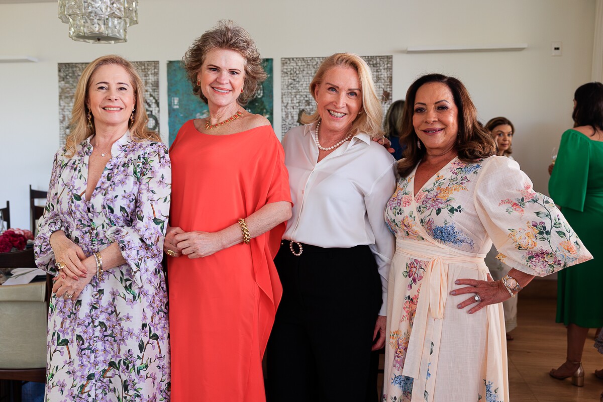 Margarida Kalil, Bertha Belegrino, Cecília Abrahão e Sandra Costa