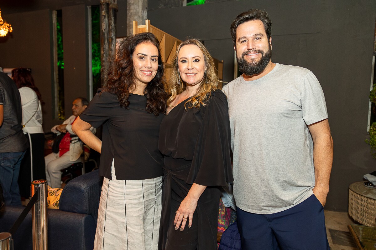 Mari Braga, Tati Pinardon e Daniel Braga