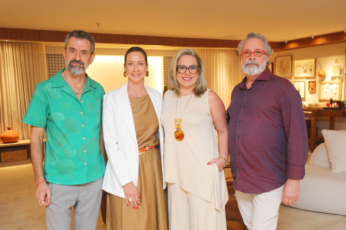 Mauro Carvalho, Mariana Leal, Chiara e William Brandão