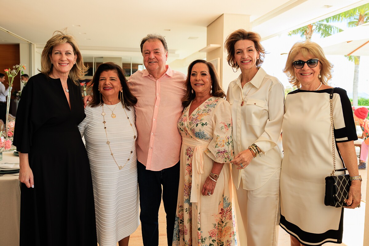 Monica Monteiro, Luiza Trajano, Ordilon Costa, Sandra Costa, Rosilda Prates e Eloísa Azevedo