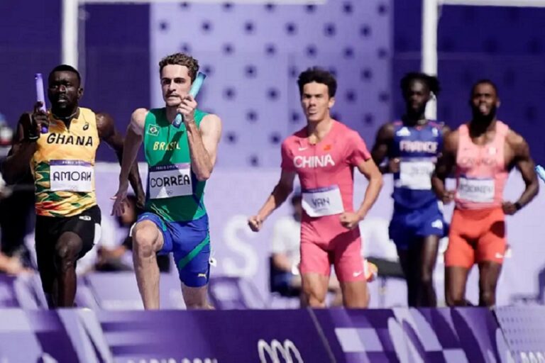 Não deu para a equipe brasileira do revezamento 4x100m | Fotos: Alexandre Loureiro/ COB