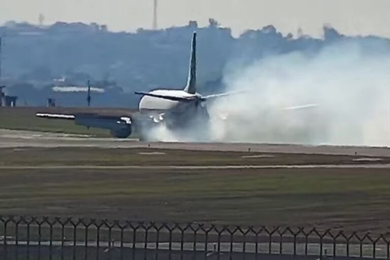 O incidente em Viracopos fechou a pista por mais de duas horas