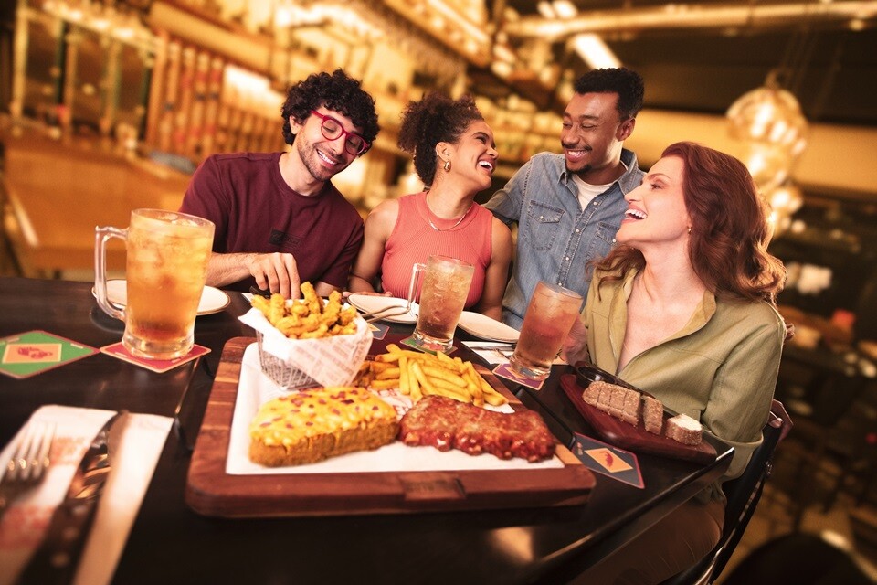 O objetivo do novo menu do Outback é incentivar os clientes a compartilhar as porções