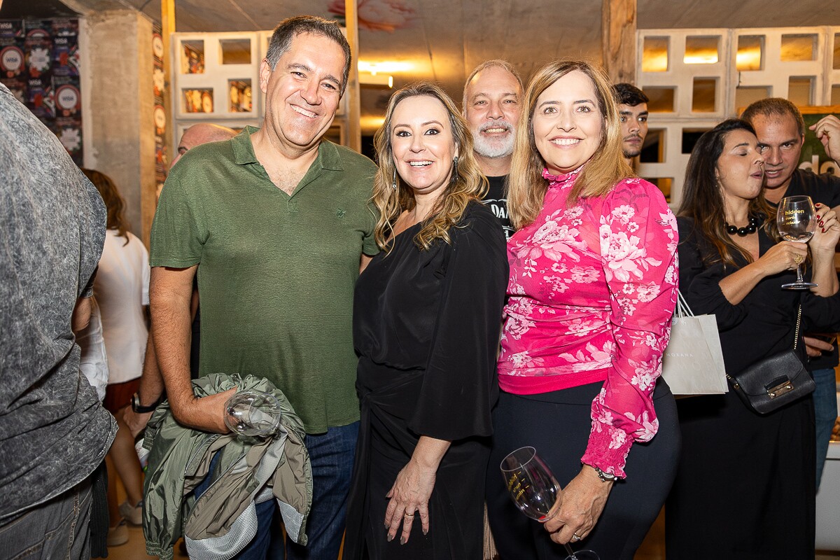 Pablos Rodopoulos, Tati Pinardon, Daniel Pinardon e Fabiana Rodopoulos