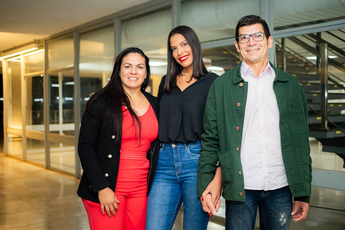 Patrícia Gonçalves, Diandra Alves e Eliel Salustiano