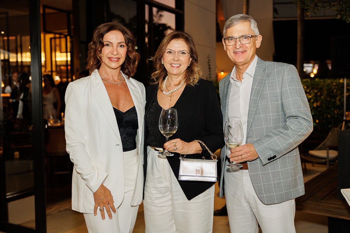 Paula Santana, Zaira Salerno e Ricardo Salerno