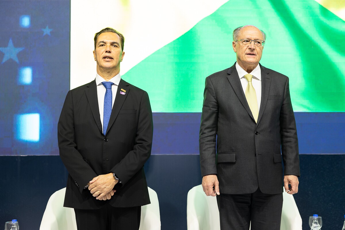 Paulo Solmucci e vice-presidente Geraldo Alckmin