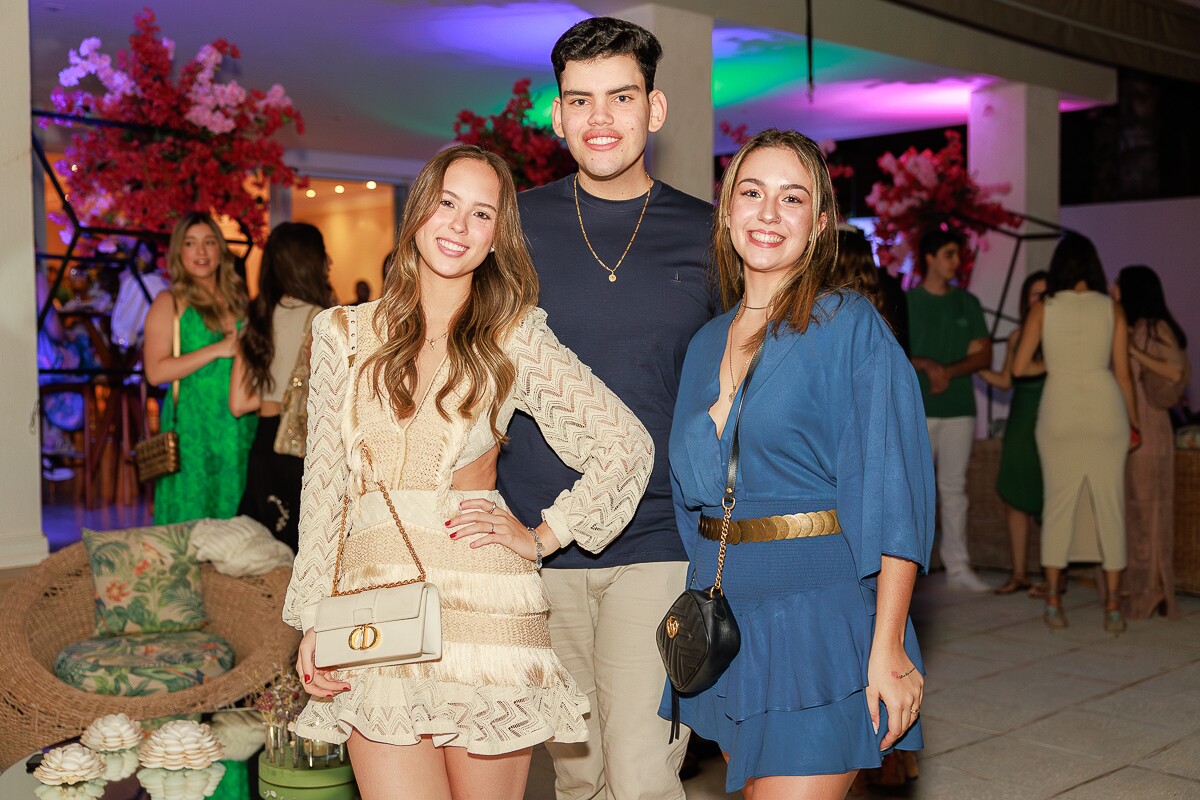 Rafaela Amorim, Marco Aurélio e Natália Marques