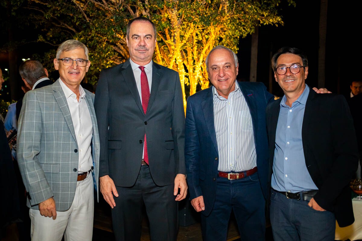 Ricardo Salerno, José Aparecido, General Stumpf e Rafael Badra