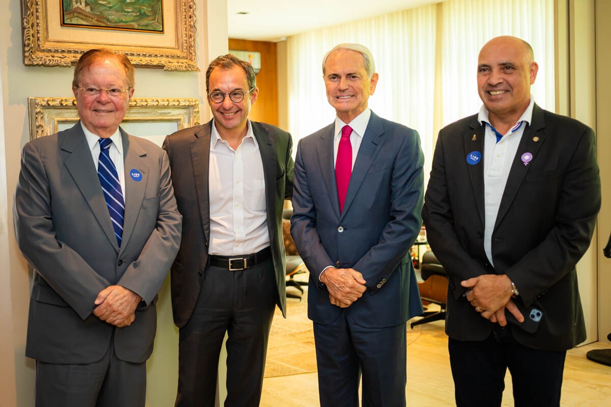 Ruy Coutinho, Jorge Arruda, Paulo Octávio e Wellington Luiz