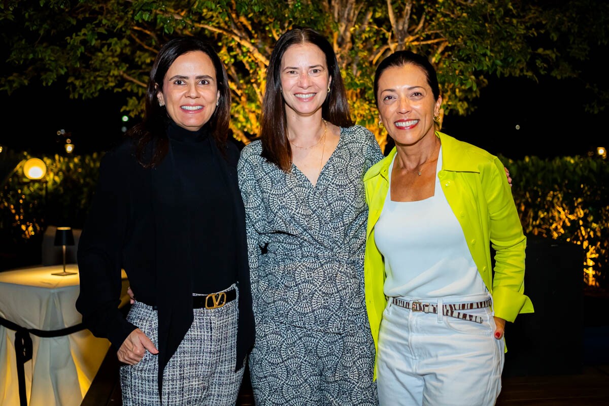 Tete Araújo, Renata Zukim e Silvia Badra