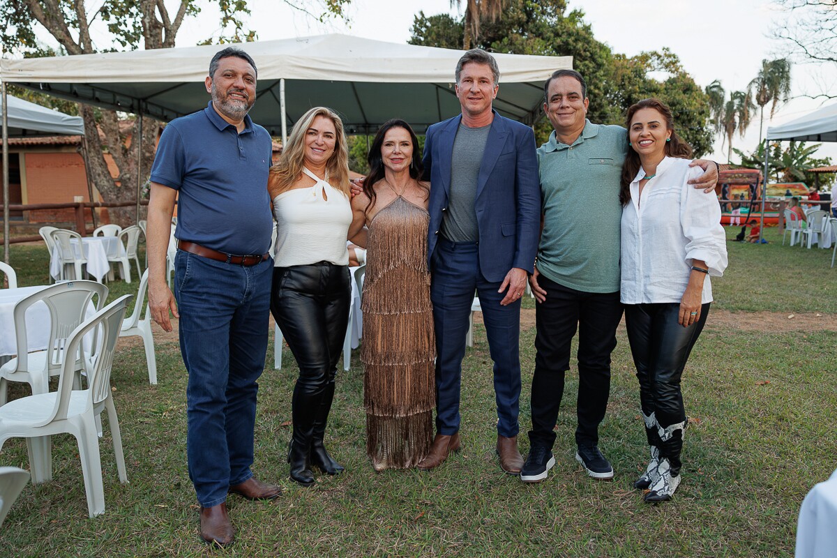 Waldorf Costa, Jacqueline Miliosi, Roniz Lima, Rodrigo Durães, Amauri Junior e Andrea Sammartino