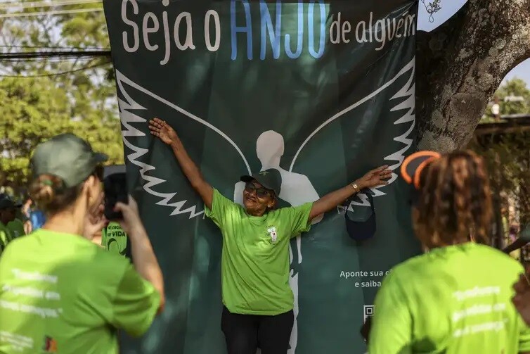 A Secretaria de Saúde (SES-DF) promoveu a Caminhada pela conscientização da doação de órgãos | Foto: Marcelo Camargo/Agência Brasil