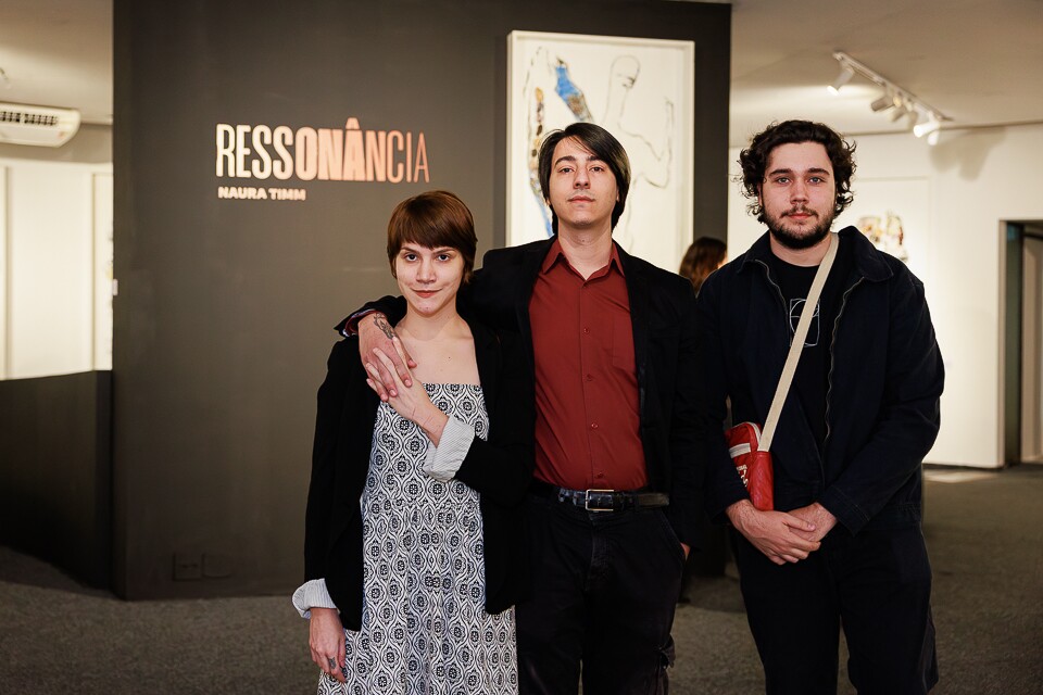 Amanda Andrade, Henrique Grecov e João Rafi