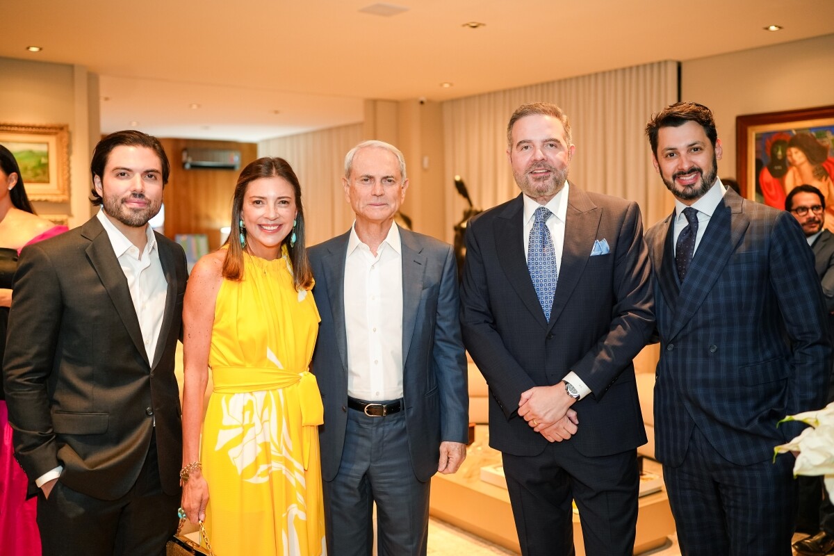 André Kubitschek, Anna Christina Kubitschek, Paulo Octávio, Antonio Camarotti e Fernando Cavalcanti