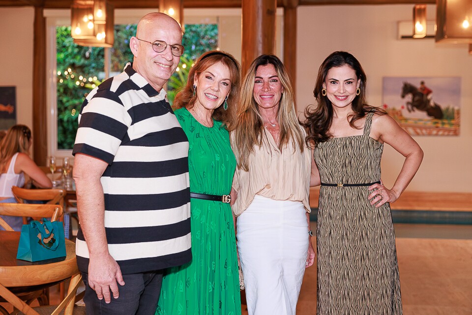 André Sá Rego, Theresa Neves, Simone Coste e Alexsandra Neves