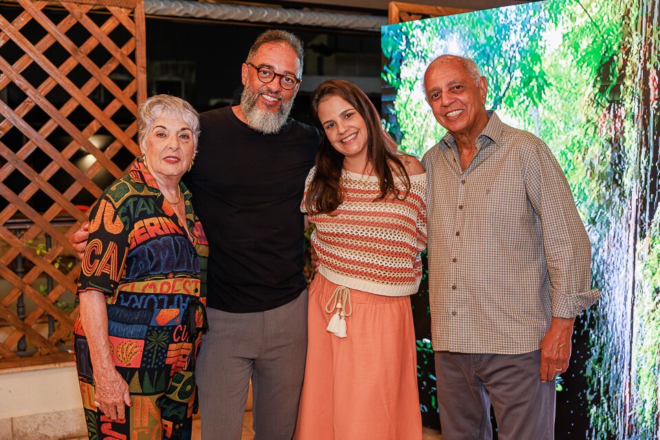 Cassilda Côrtes, Leonardo Côrtes, Rachel Côrtes e Roberto Côrtes