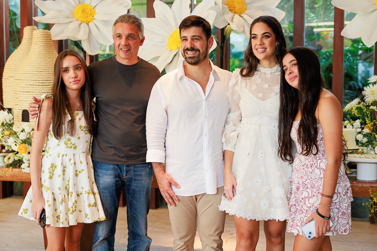 Catarina Rosa, Márcio Lobão, Jorge Argello, Bebel Lobão e Sofia Lobão