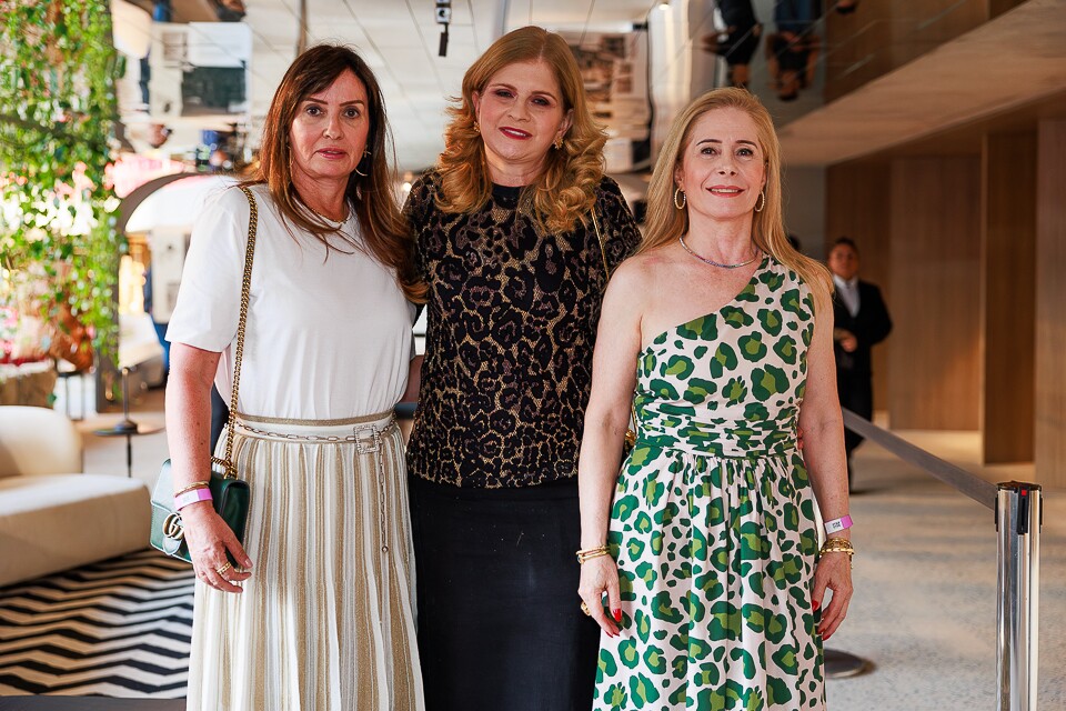 Claudia Pohl, Glaucia Benevides e Margarida Kalil