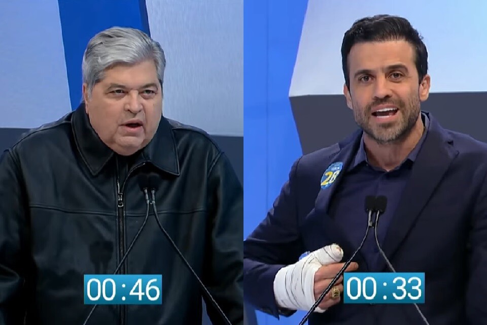 Em primeiro reencontro após “cadeirada”, candidatos trocam novas ofensas