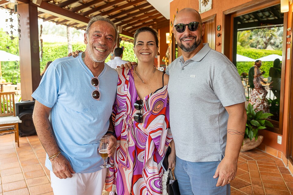 Edson Barranqueiro, Flávia Freire e André Fagundes