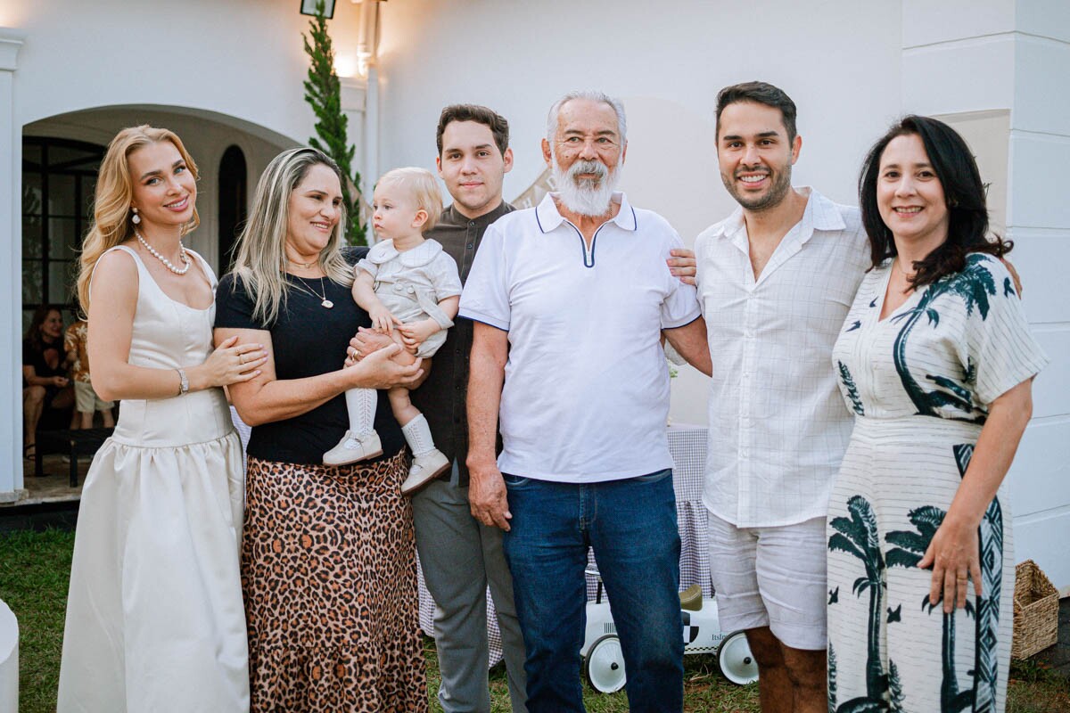 Elina Porto, Patrícia Perpétuo, Astor Porto, Luiz Jr, Perpétuo, Arthur Porto e Fabiana Ferreira