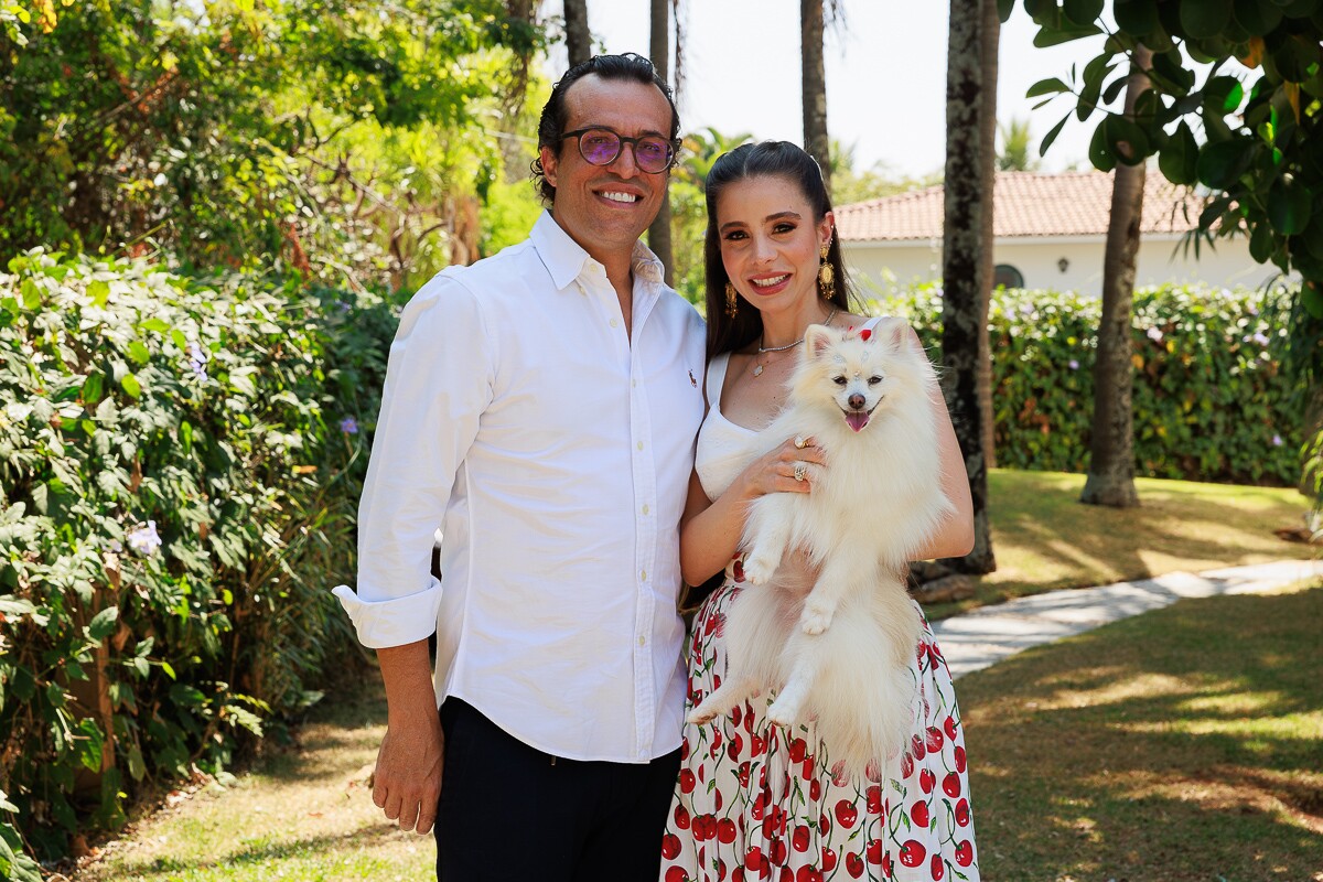 Fábio Cunha Filho, Luciana Cunha e Chloé