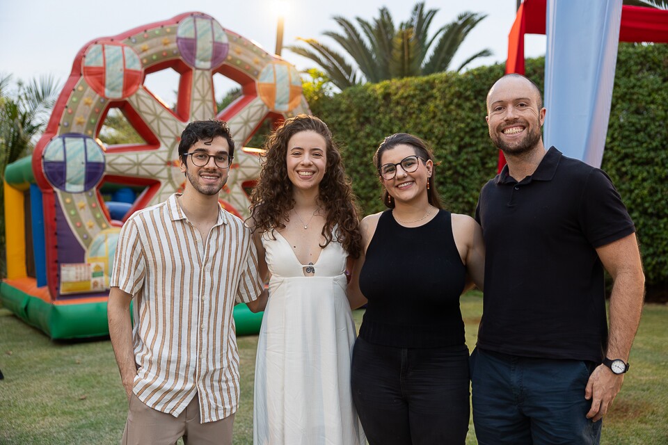 Fabrizio Luciano de França, Rebeca Pereira, Isabela Liotto e Raphael Pereira Miller