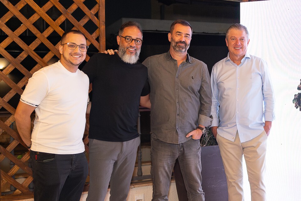 Felipe Toscano, Leonardo Côrtes, Pedro Arlant e André Ávila 