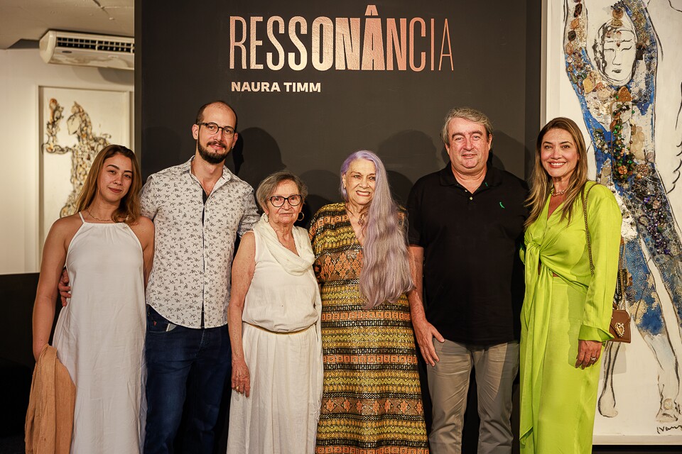 Gisele Azevedo, Lucas Carvalho, Marimilda Carvalho, Narau Timm, Yanko Lima e Karine Lima 